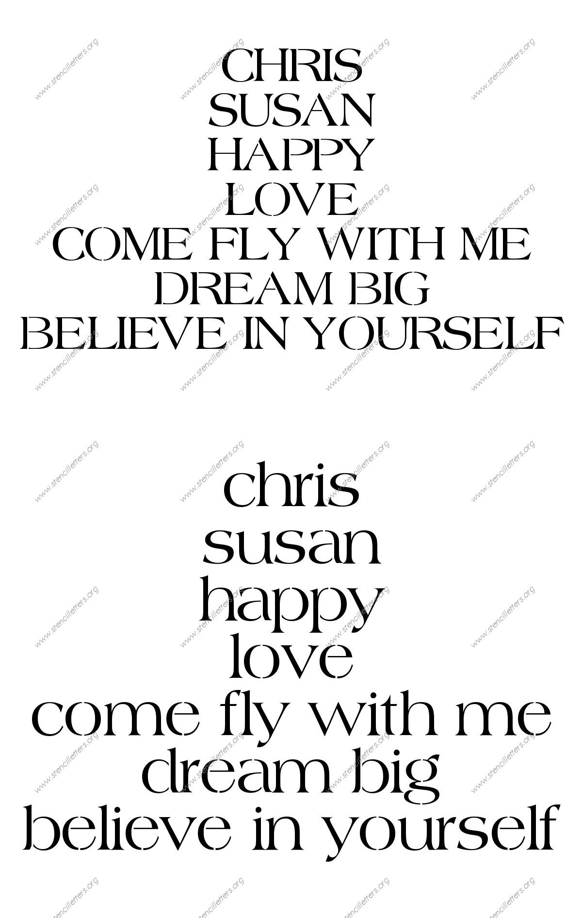 1960s Americana Names, Words, Phrases samples