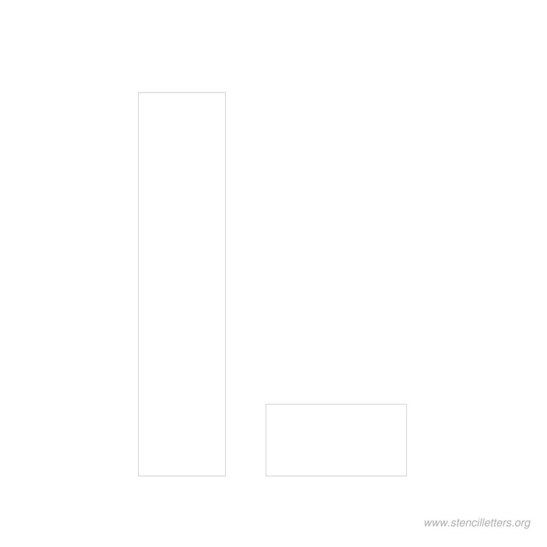11 inch stencil letter l 11 inch stencil letter l