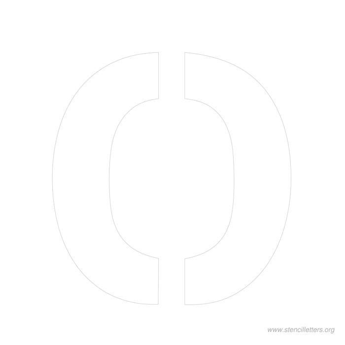 12 inch stencil letter o 12 inch stencil letter o
