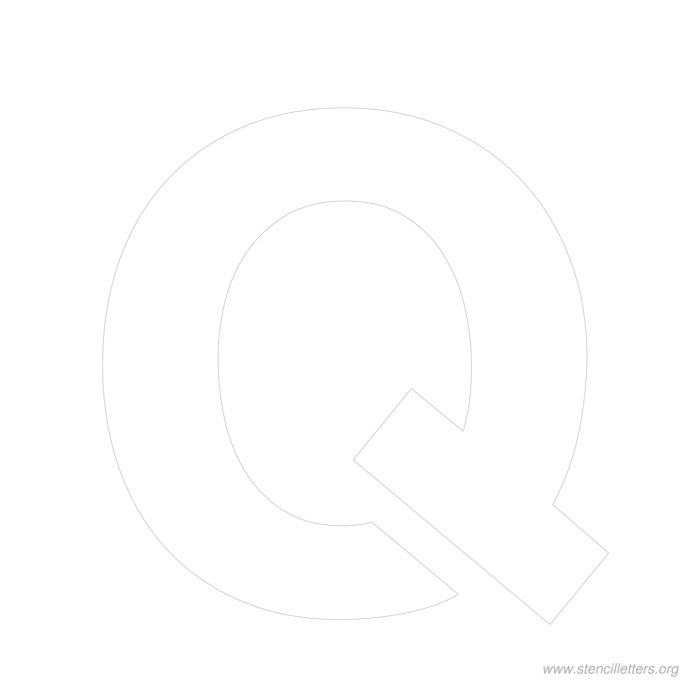 12 inch stencil letter q 12 inch stencil letter q