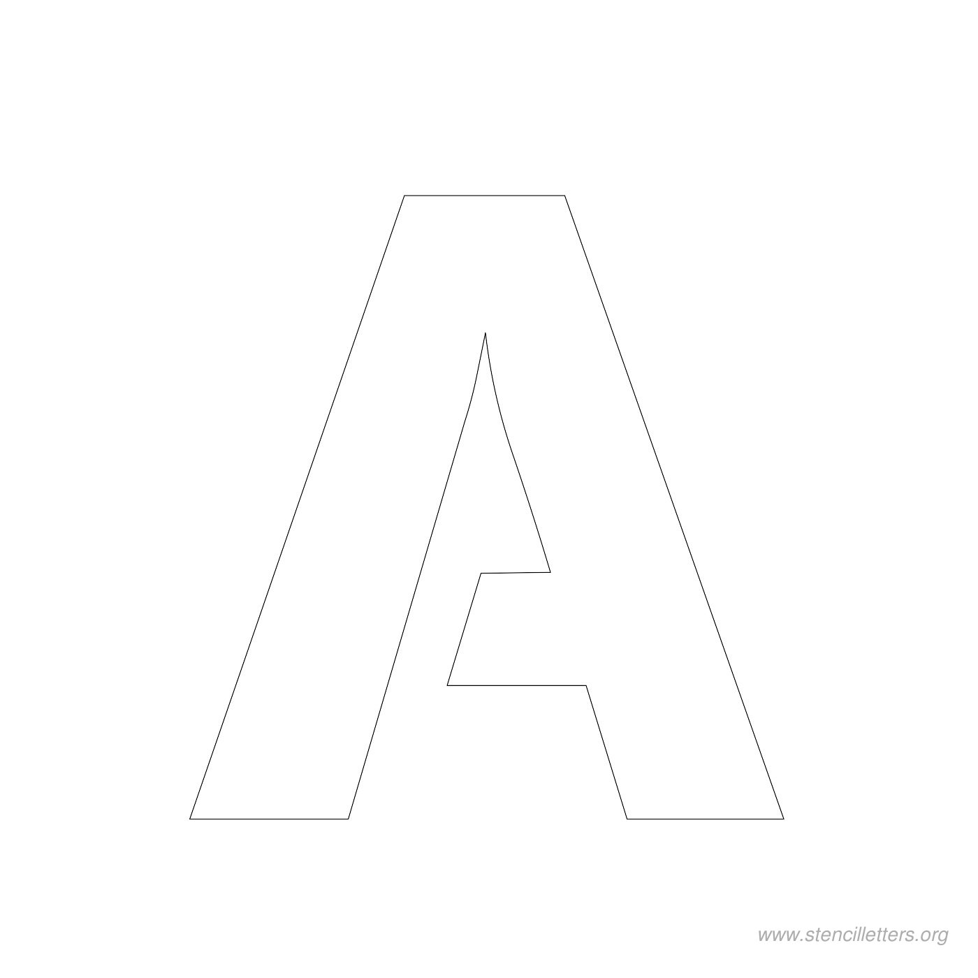 3 inch stencil letter a 3 inch stencil letter a