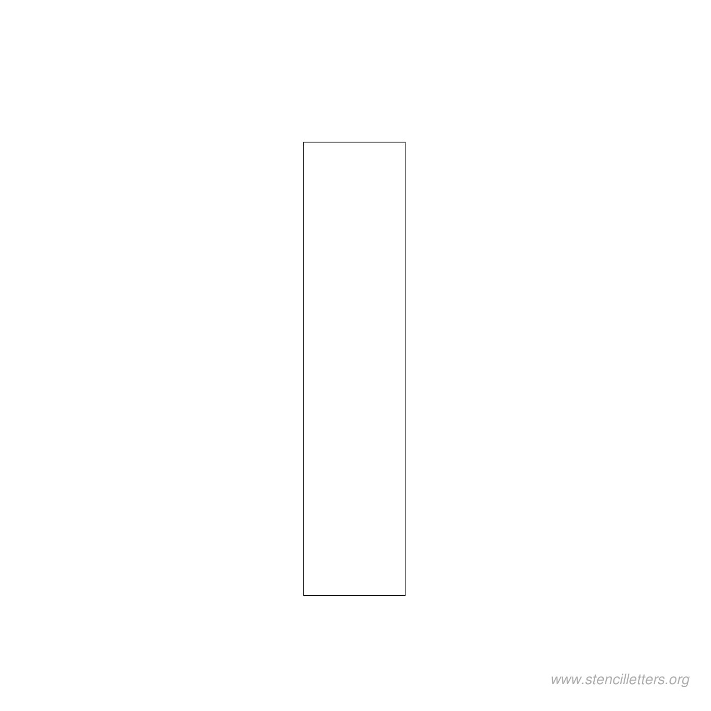 3 inch stencil letter i 3 inch stencil letter i