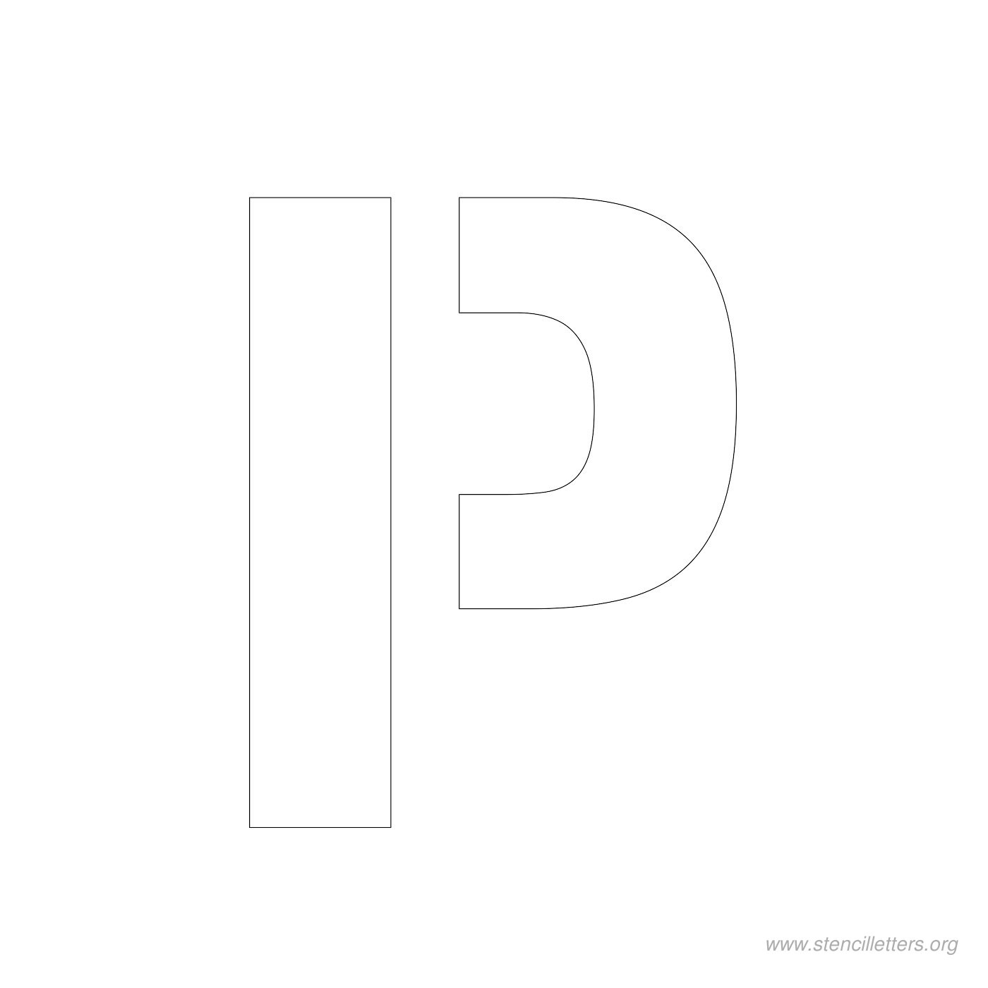 3 inch stencil letter p 3 inch stencil letter p