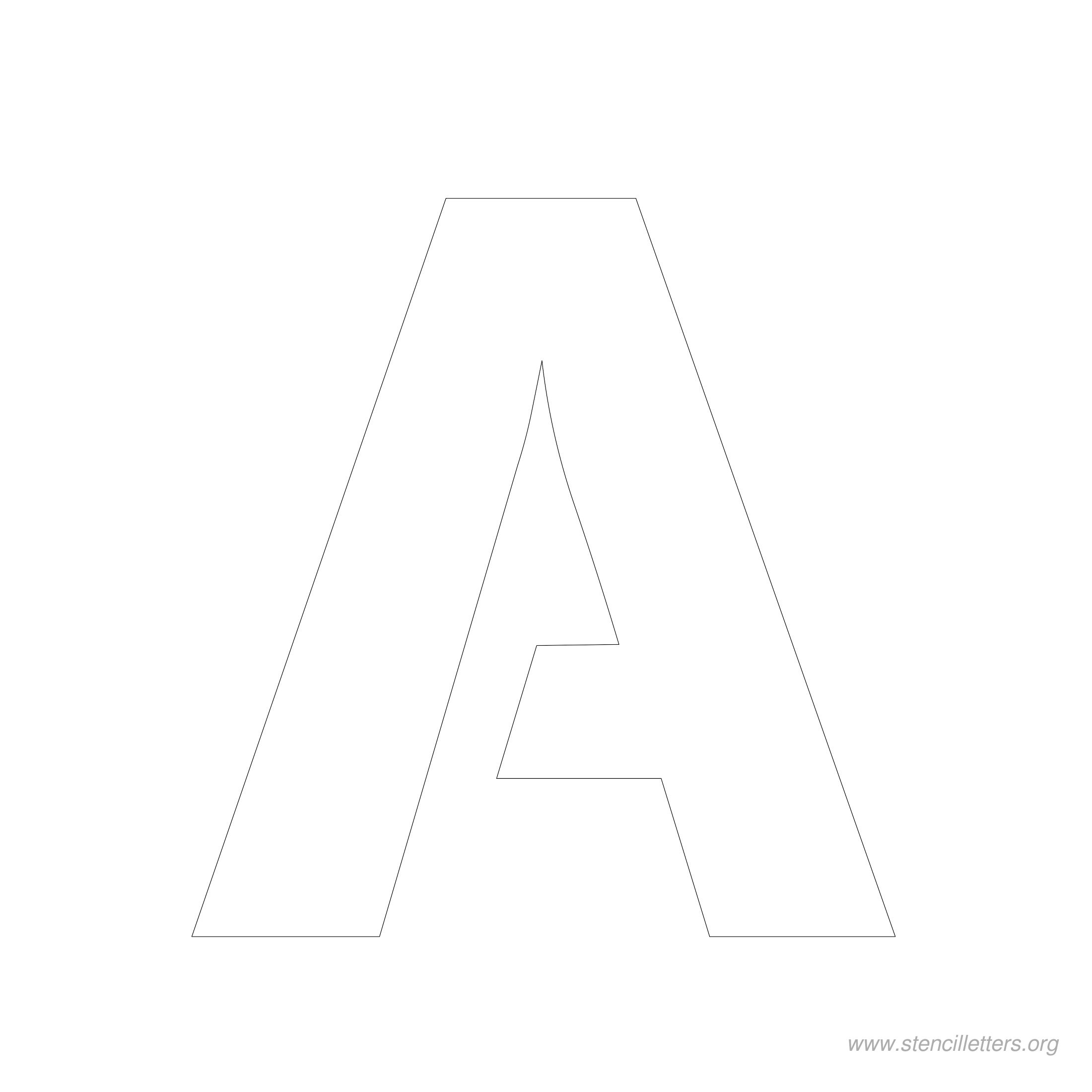 5 inch stencil letter a 5 inch stencil letter a