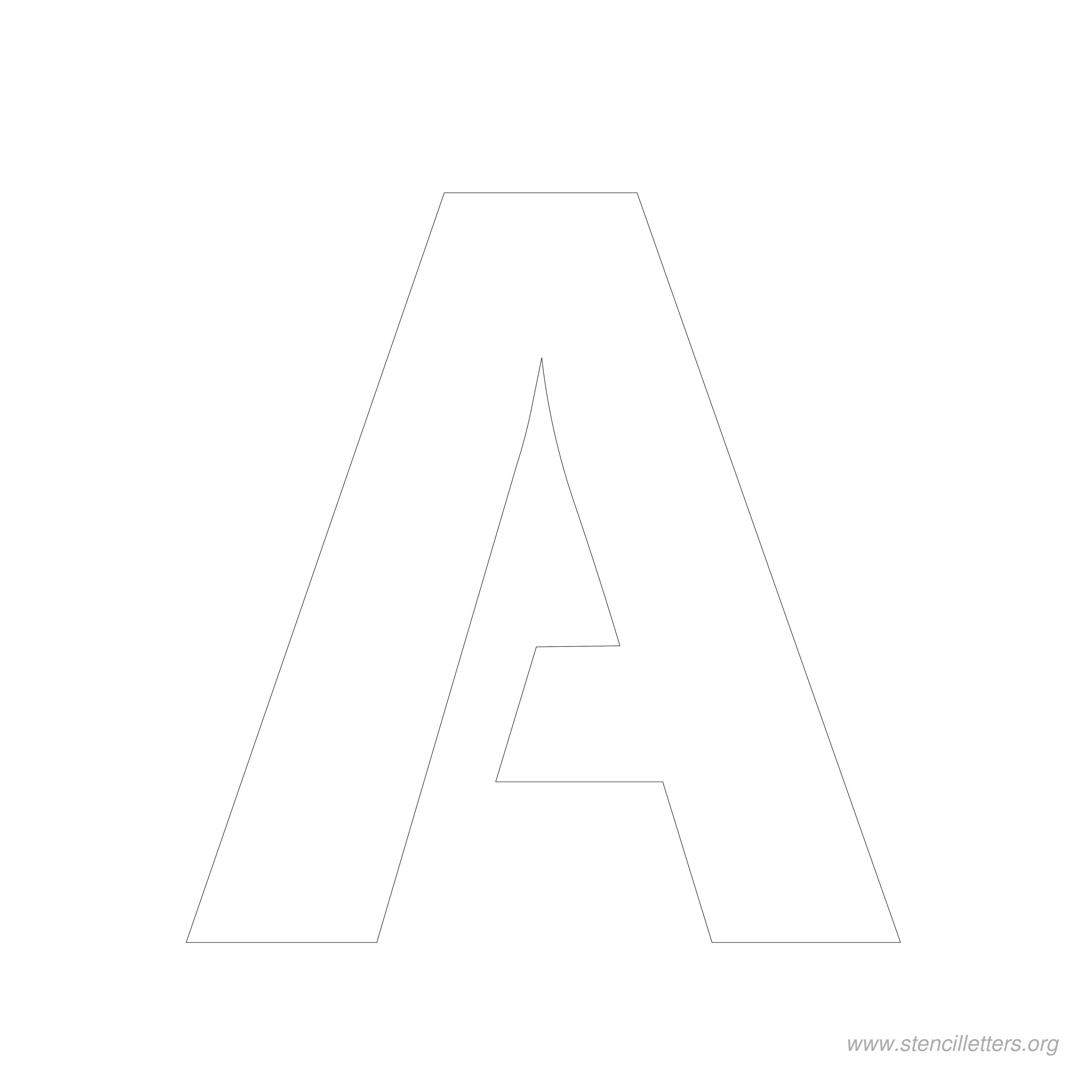 6 inch stencil letter a 6 inch stencil letter a
