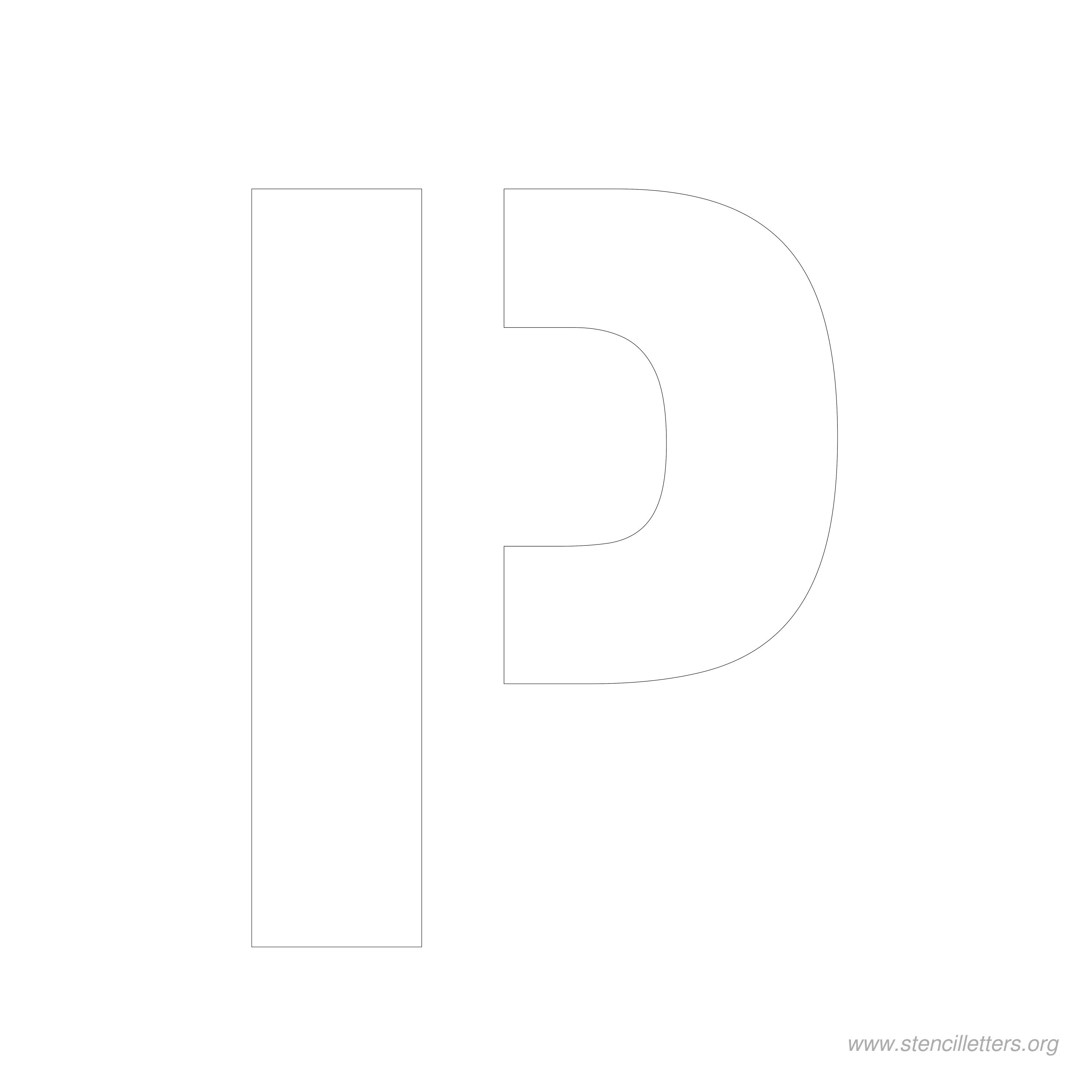 7 inch stencil letter p 7 inch stencil letter p