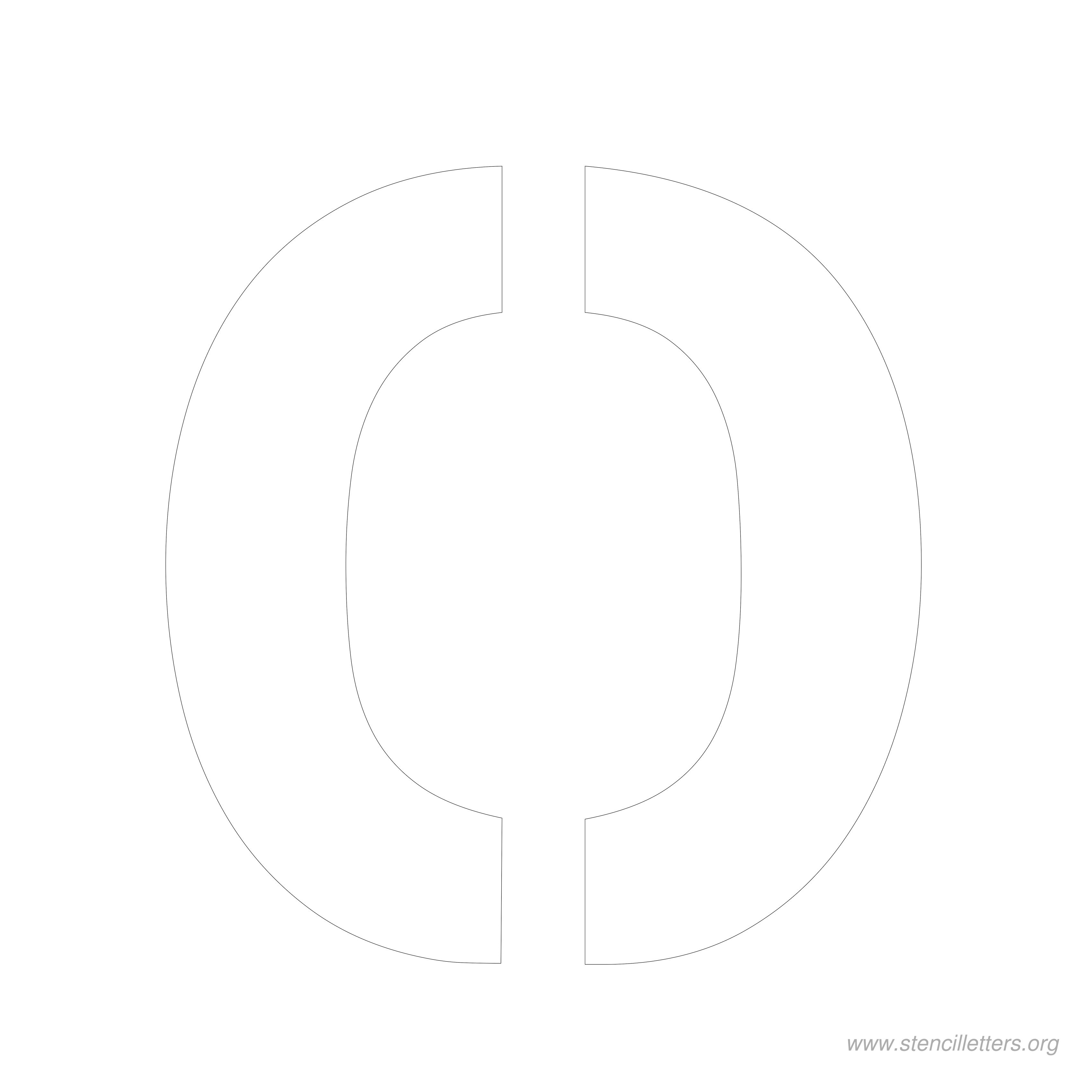 8 inch stencil letter o 8 inch stencil letter o