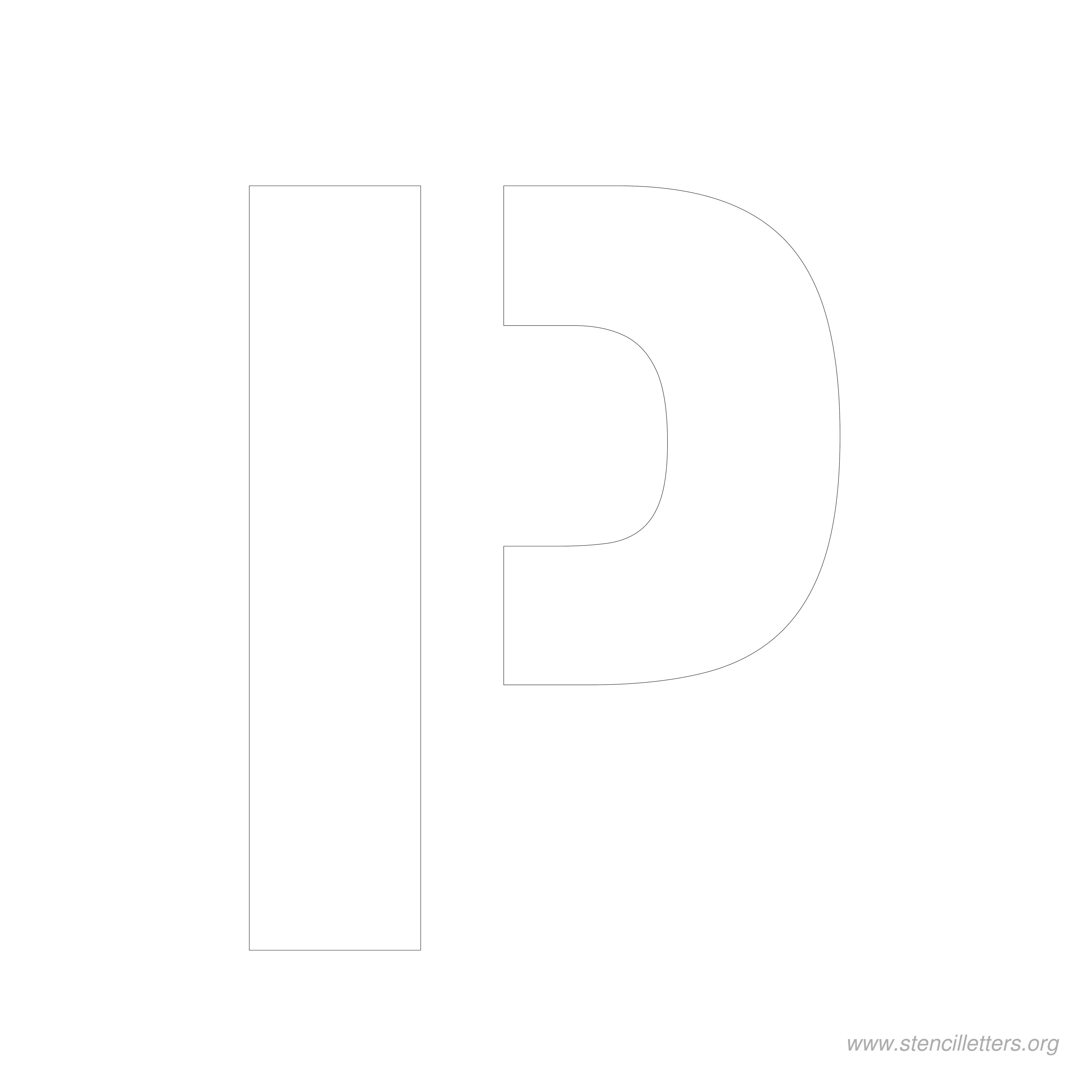8 inch stencil letter p 8 inch stencil letter p