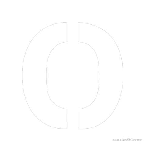 9 inch stencil letter o 9 inch stencil letter o