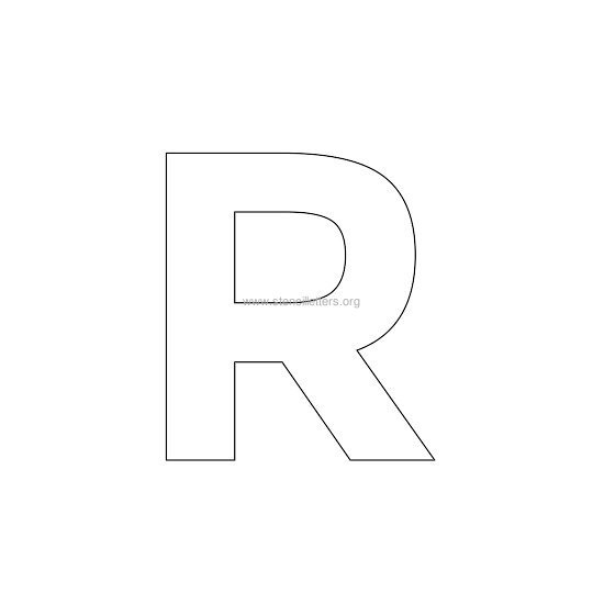 bold stencil letter r bold stencil letter r