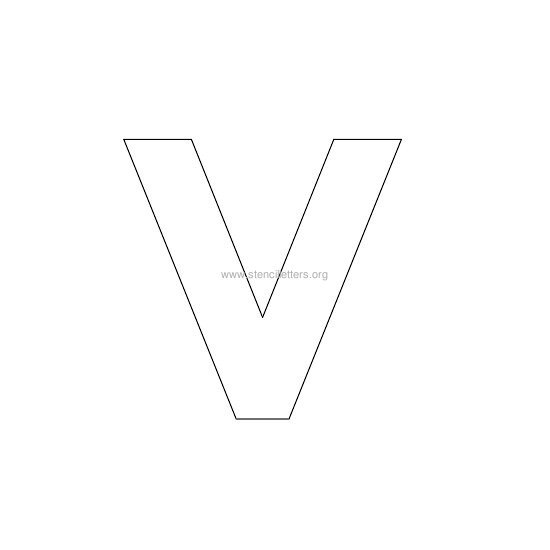 bold stencil letter v bold stencil letter v