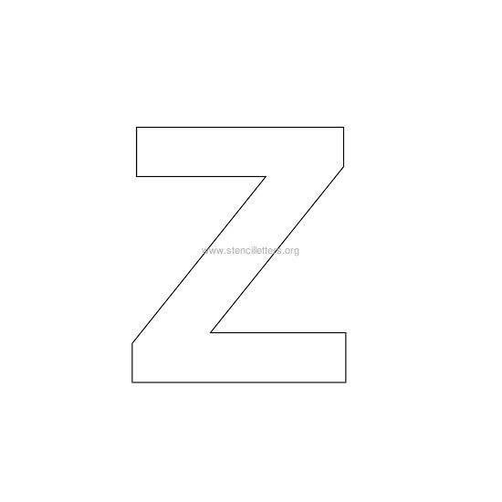 bold stencil letter z bold stencil letter z