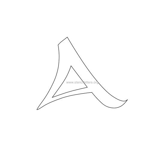 celtic stencil letter a celtic stencil letter a