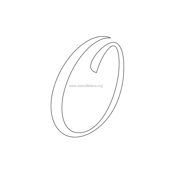 uppercase wedding stencil letter o uppercase wedding stencil letter o