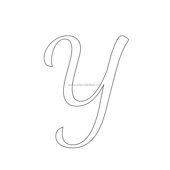 uppercase wedding stencil letter y uppercase wedding stencil letter y
