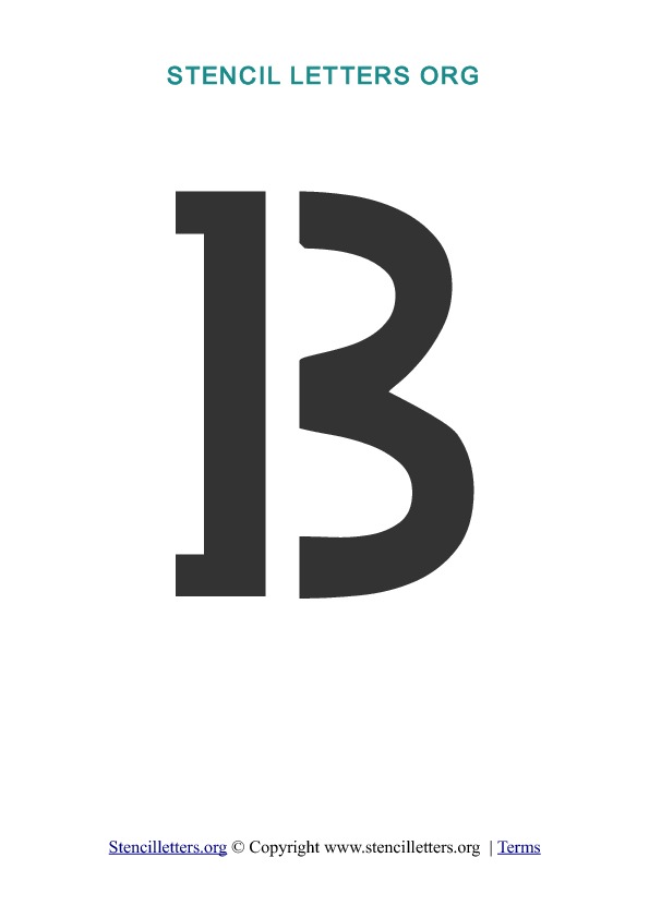 PDF Stencil Template B PDF Stencil Template B