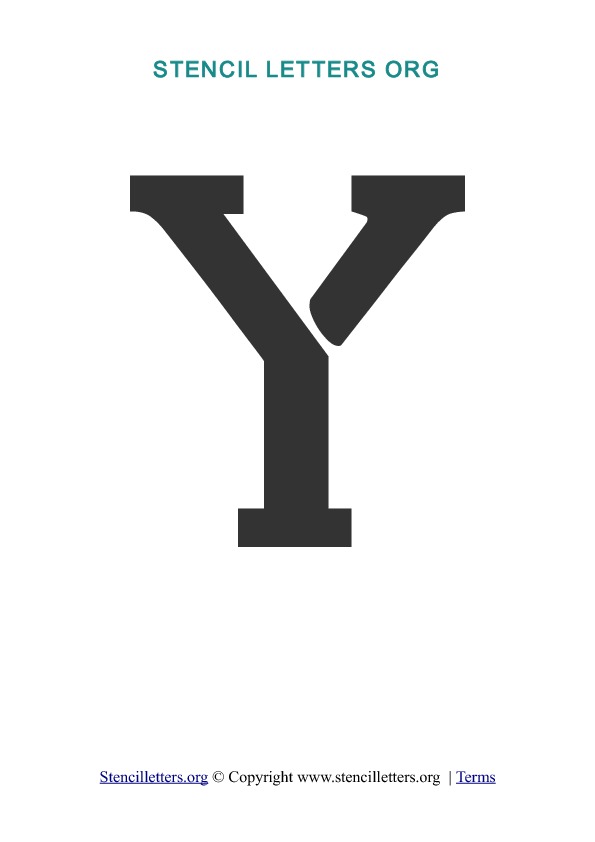 PDF Stencil Template Y PDF Stencil Template Y