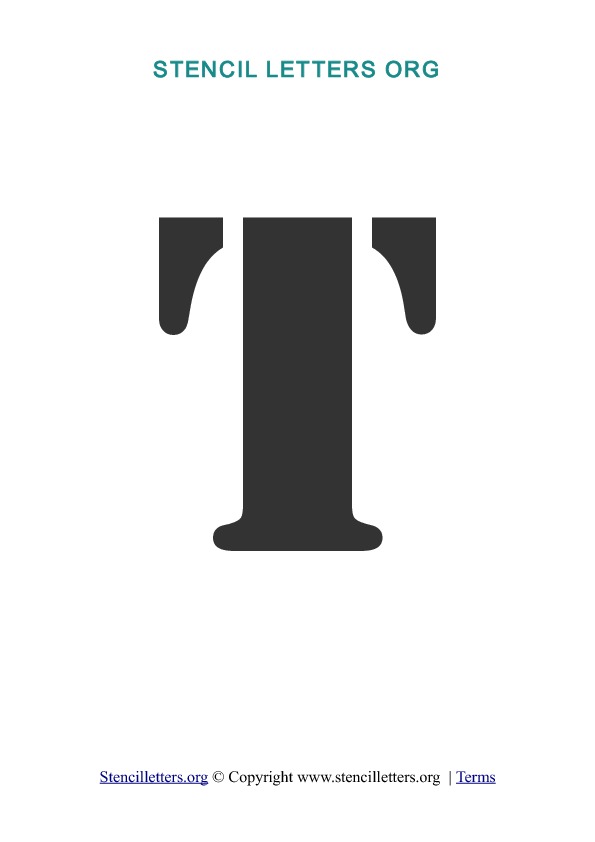 PDF Stencil Template T