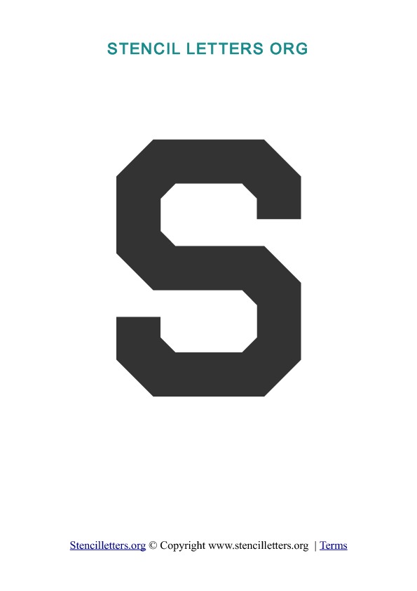 PDF Stencil Template S PDF Stencil Template S